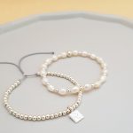PULSERA PERLA + BOLITA
