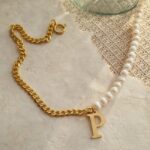 COLLAR CHUNKY HALF CHAIN + INICIAL