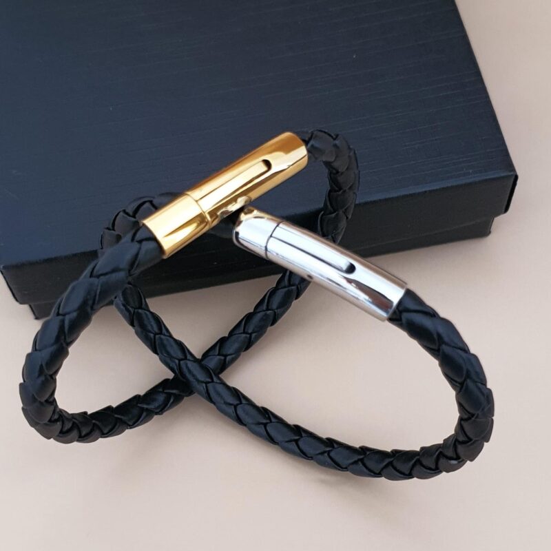 Pulsera Broche Cilindro Acero Inoxidable